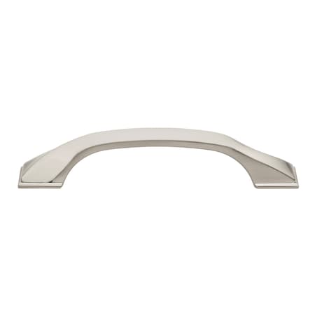 Gliderite Hardware 3-3/4 in. Center to Center Solid Twisted Bar Pull Satin Nickel, 25PK 4841-96-SN-25